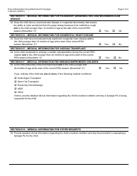 Form F-00142 Prior Authorization Drug Attachment for Synagis - Wisconsin, Page 3