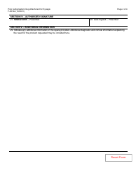Form F-00142 Prior Authorization Drug Attachment for Synagis - Wisconsin, Page 4
