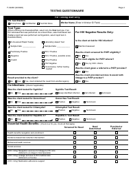 Form F-02436 Testing Questionnaire - Wisconsin, Page 2