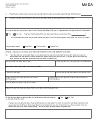 Form F-10112 Medicaid - Disability Application - Wisconsin (Hmong), Page 2