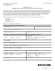 Form F-01159 Commercial Other Coverage Discrepancy Report - Wisconsin