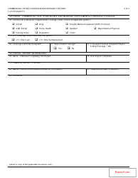Form F-01159 Commercial Other Coverage Discrepancy Report - Wisconsin, Page 2