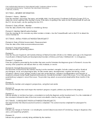 Instructions for Form F-00212 Prior Authorization Intensive in-Home Mental Health/Substance Abuse Services Assessment and Recovery/Treatment Plan Attachment - Wisconsin, Page 2