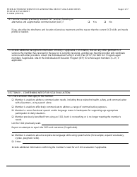 Form F-02494 Prior Authorization/Speech-Generating Device Skills and Needs Profile Attachment - Wisconsin, Page 2