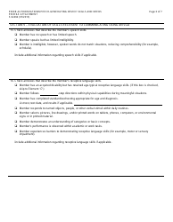 Form F-02494 Prior Authorization/Speech-Generating Device Skills and Needs Profile Attachment - Wisconsin, Page 3