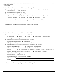Form F-02494 Prior Authorization/Speech-Generating Device Skills and Needs Profile Attachment - Wisconsin, Page 4