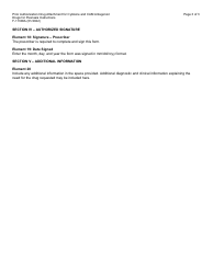 Instructions for Form F-11306 Prior Authorization Drug Attachment for Cytokine and Cell Adhesion Molecule (Cam) Antagonist Drugs for Psoriasis - Wisconsin, Page 3