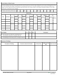 Child &amp; Adult Care Food Program (CACFP) Site Review Form - Vermont, Page 4