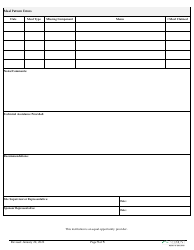 Child &amp; Adult Care Food Program (CACFP) Site Review Form - Vermont, Page 5