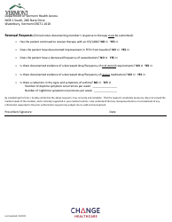 Cinqair Prior Authorization Request Form - Vermont, Page 2