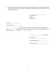 Affidavit - Virginia, Page 2