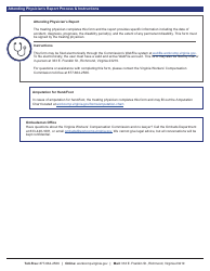 VWC Form 6 Attending Physician&#039;s Report - Virginia, Page 2