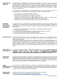 Solicitud a La Mesa Directiva De Ajuste De Zonificacion - City of Fort Worth, Texas (Spanish), Page 2