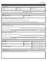 Form 5518-NFA Provisional Licensure Questionnaire - Texas, Page 2