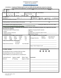 Form JURY039 &quot;Civil Grand Jury Application Form&quot; - County of Los Angeles, California