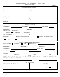 Form RI-AD002B Payment Voucher - County of Riverside, California, Page 3