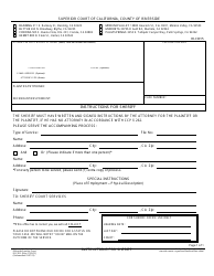 Document preview: Form RI-CI015 Instructions for Sheriff - County of Riverside, California