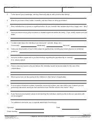 Form RI-PR094 Character Reference Questionnaire - County of Riverside, California, Page 2