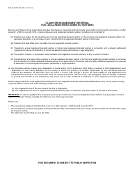Form BOE-62-LRDP Claim for Reassessment Reversal for Local Registered Domestic Partners - County of Riverside, California, Page 2