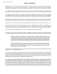 Form BOE-19-D Claim for Transfer of Base Year Value to Replacement Primary Residence for Severely Disabled Persons - County of Riverside, California, Page 2