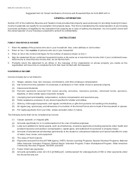 Form BOE-237-A Supplemental Affidavit for Boe-237 Housing - Lower-Income Households Eligibility Based on Family Household Income (Yearly Filing) - County of Riverside, California, Page 5