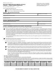 Form BOE-267-L Welfare Exemption Supplemental Affidavit, Housing - Lower Income Households - County of Riverside, California