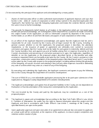 Application for Empower Niagara Assistance - Niagara County, New York, Page 10