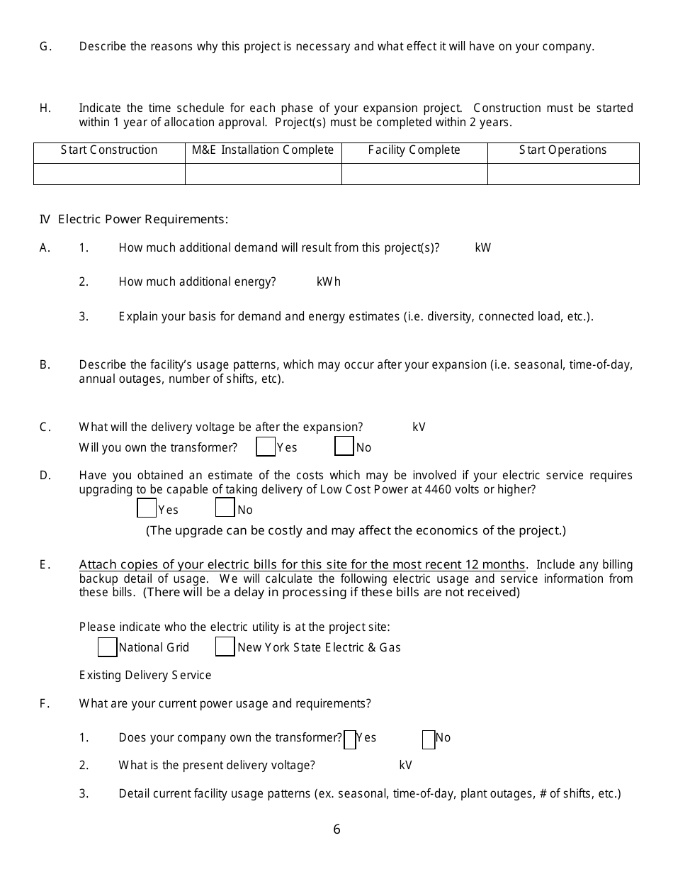 Niagara County, New York Application for Empower Niagara Assistance