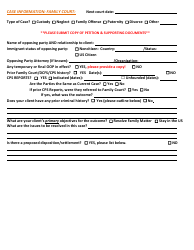 Riac Legal Assistance Intake Form - Oneida County, New York, Page 3