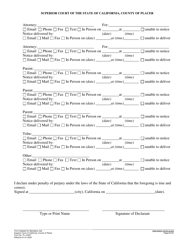 Form PL-JV007 Request for Emergency Hearing and Temporary Orders - County of Placer, California, Page 2