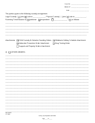 Form CV0220 Family Law Stipulation and Order - County of Yolo, California, Page 2