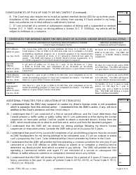 Form PRU-101 Dui Advisement of Rights, Waiver, and Plea Form - County of Yolo, California, Page 3