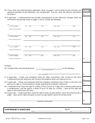 Form PRU-101 Dui Advisement of Rights, Waiver, and Plea Form - County of Yolo, California, Page 5