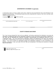 Form PRU-200 Misdemeanor Advisement of Rights, Waiver, and Plea Form - County of Yolo, California, Page 4