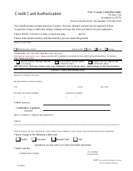Credit Card Authorization - Yolo County, California, Page 2