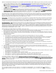 Fictitious Business Name Statement - City and County of San Francisco, California, Page 2