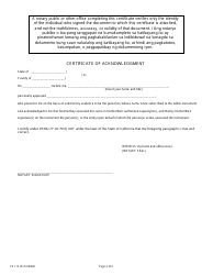 Form VS113 Application for Certified Copy of a Non-confidential Public Marriage Certificate - City and County of San Francisco, California (English/Filipino), Page 4