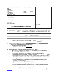 Document preview: Form SB-11290 Petition for Grandparent Visitation - County of San Bernardino, California
