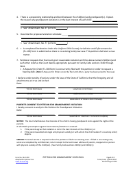 Form SB-11290 Petition for Grandparent Visitation - County of San Bernardino, California, Page 2