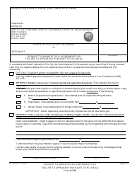 Document preview: Form 21288 Request to Address Civil Assessment for Failure to Appear/Pay Pursuant to Pc1214.1(A) - County of San Bernardino, California