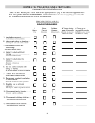 Family Court Services Questionnaire Procedures and Policies - County of San Bernardino, California (English/Spanish), Page 16