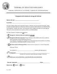 Family Court Services Questionnaire Procedures and Policies - County of San Bernardino, California (English/Spanish), Page 20