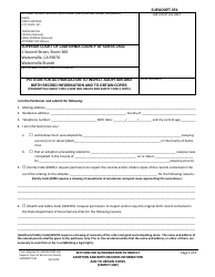 Document preview: Form SUPADOPT-051 Petition for Authorization to Inspect Adoption and Birth Record Information and to Obtain Copies - County of Santa Cruz, California