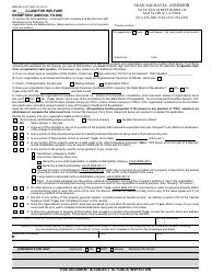 Form BOE-267-A Claim for Welfare Exemption (Annual Filing) - Santa Cruz County, California