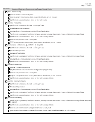 Form 5830 Contract Application Packet Checklist, State Office Enrolled - Texas, Page 2