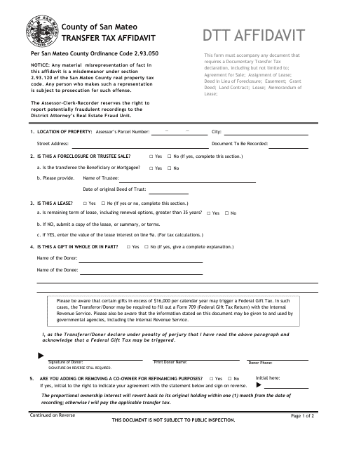 Form REC-SMC-012011  Printable Pdf