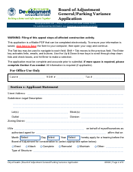 Application for Board of Adjustment (Boa) General/Parking Variance Request - City of Austin, Texas, Page 4