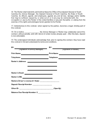 National Guard Armory Rental Contract - South Carolina, Page 4