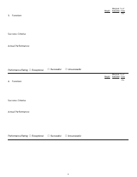 Position Description/Employee Performance Evaluation Form - South Carolina, Page 3