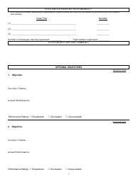 Position Description/Employee Performance Evaluation Form - South Carolina, Page 7